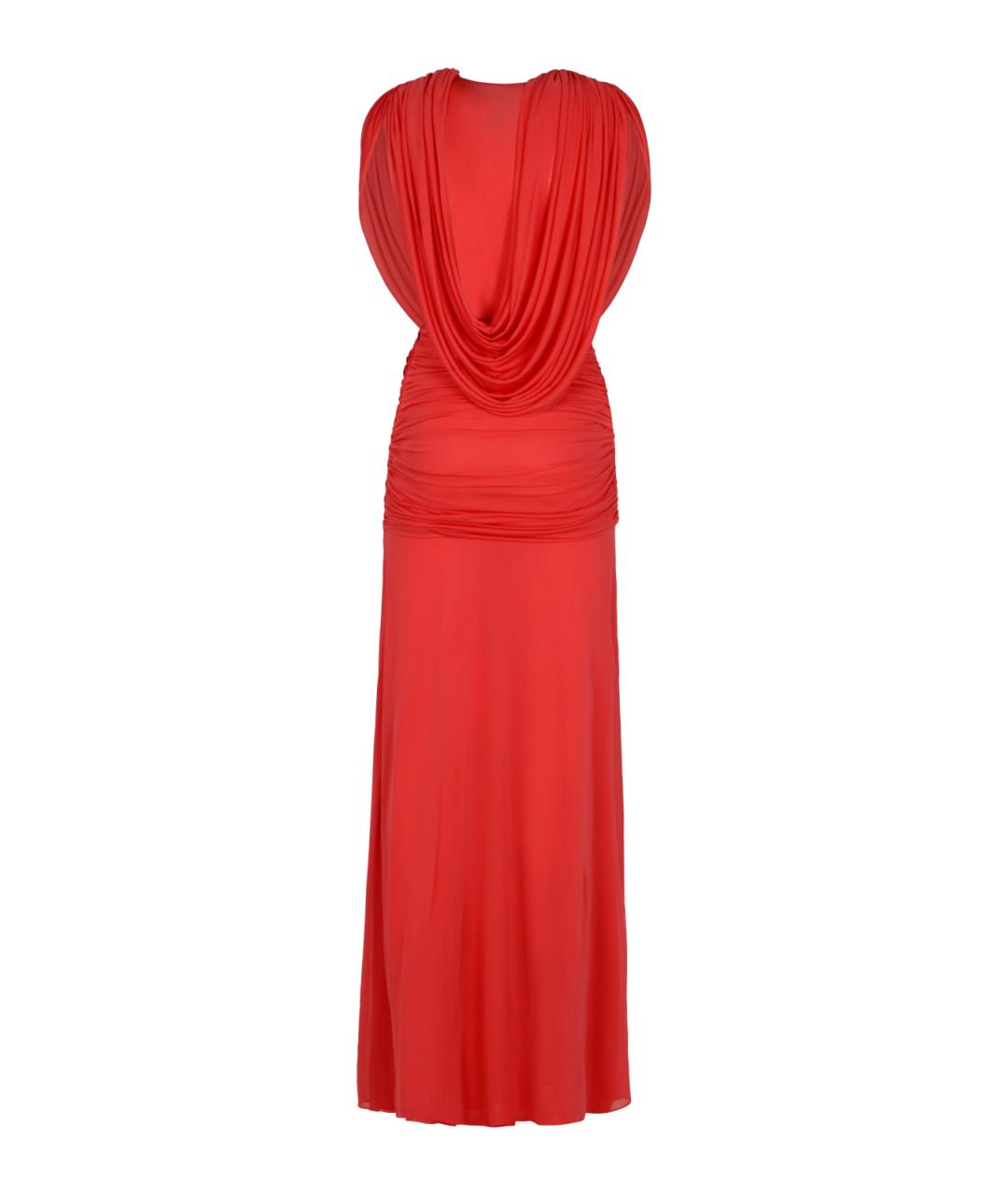 CHRISTOPHER ESBER Красное полиэстеровое вечернее платье, фото 2