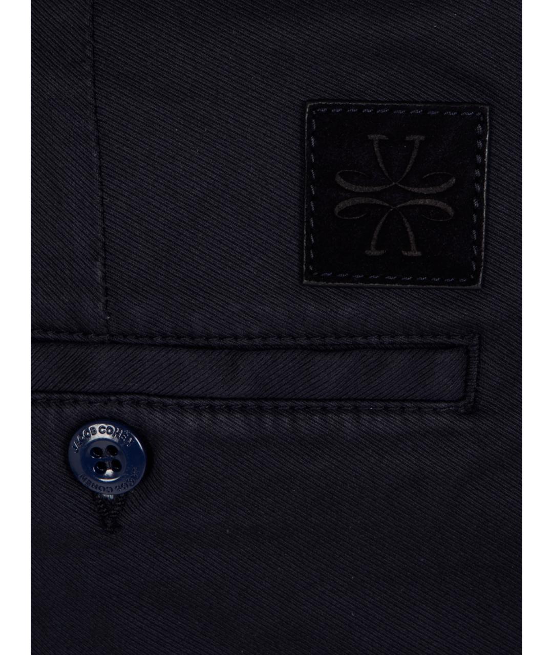 JACOB COHEN Синие хлопковые повседневные брюки, фото 3