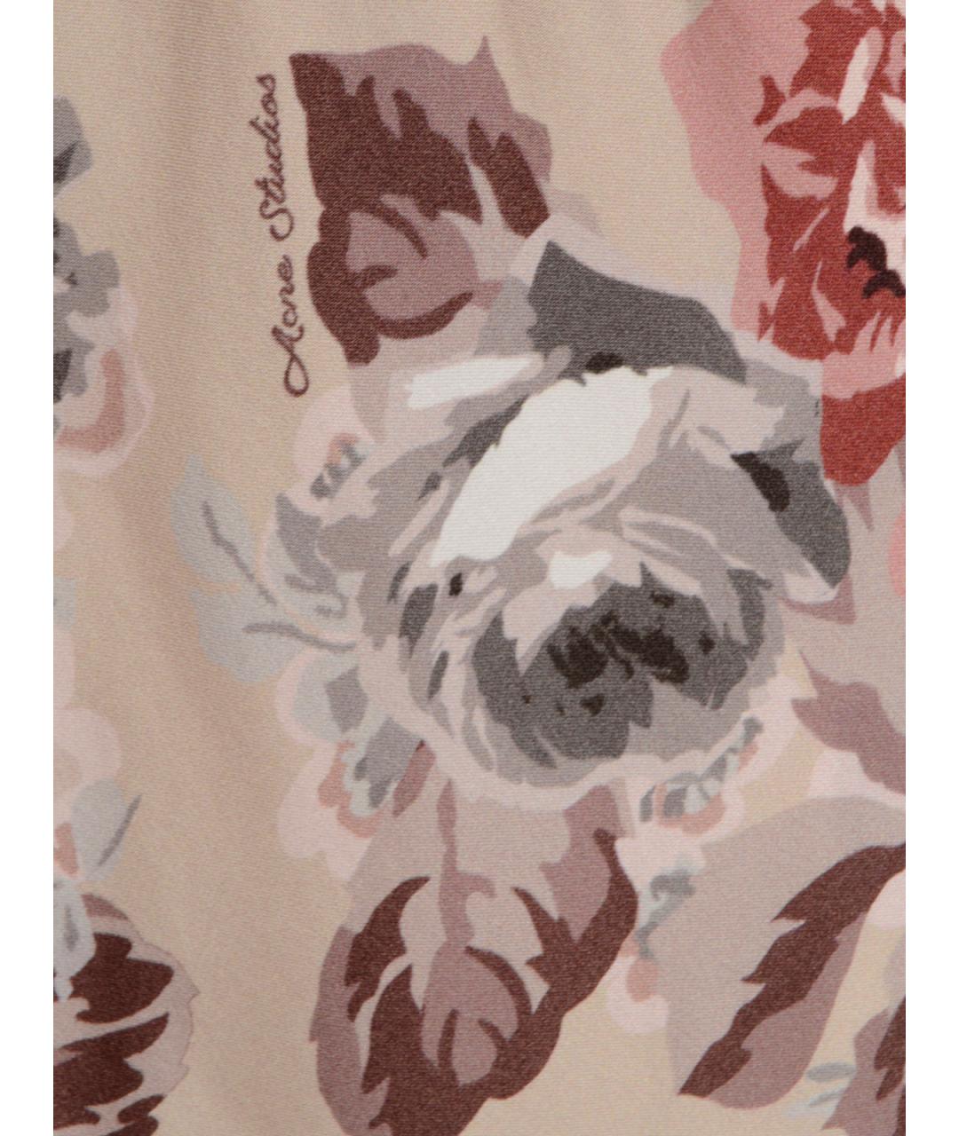 ACNE STUDIOS Мульти вискозное повседневное платье, фото 3