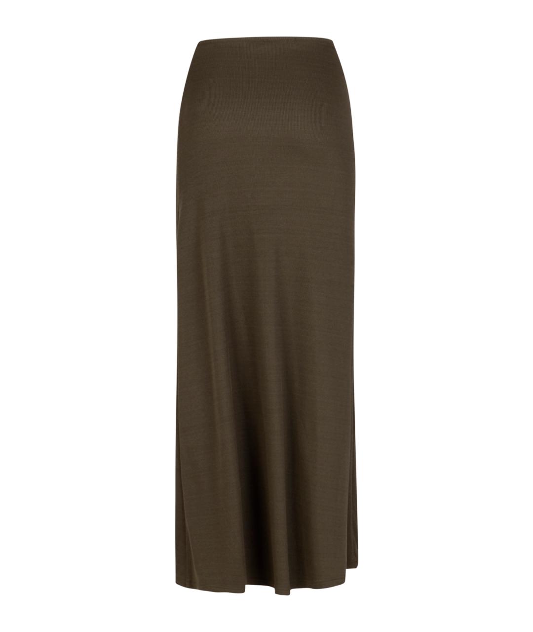 CHRISTOPHER ESBER Зеленая полиэстеровая юбка миди, фото 2