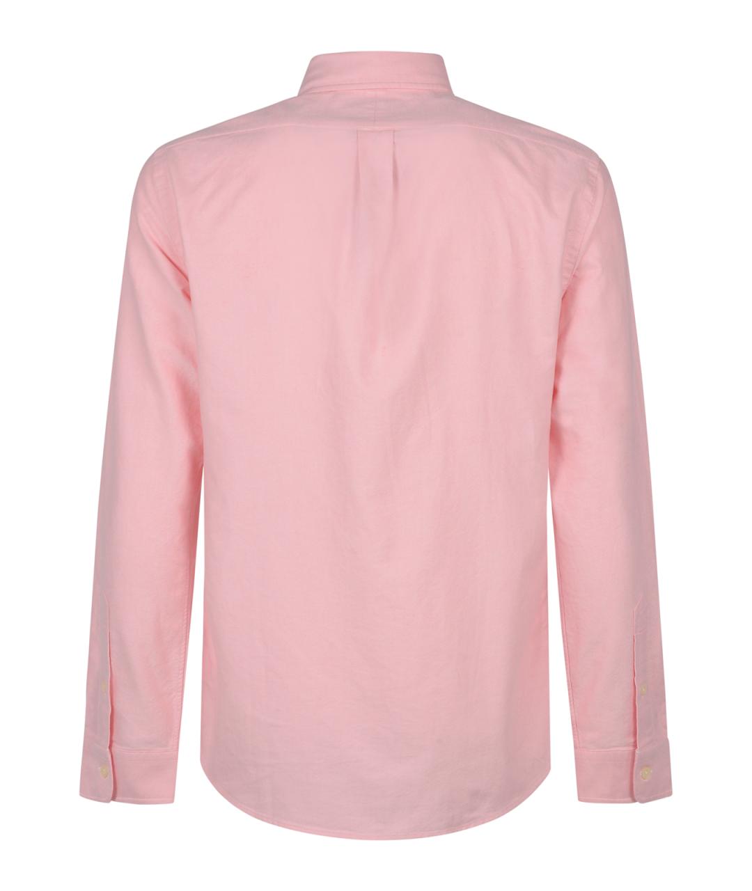 POLO RALPH LAUREN Розовая хлопковая кэжуал рубашка, фото 2