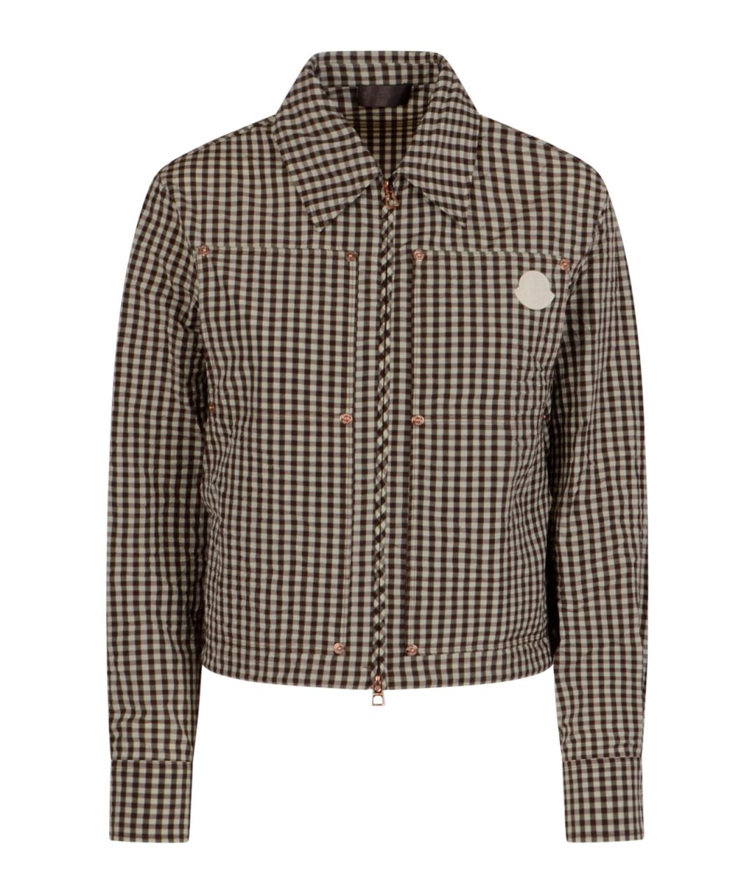 MONCLER Бежевая хлопковая рубашка, фото 1