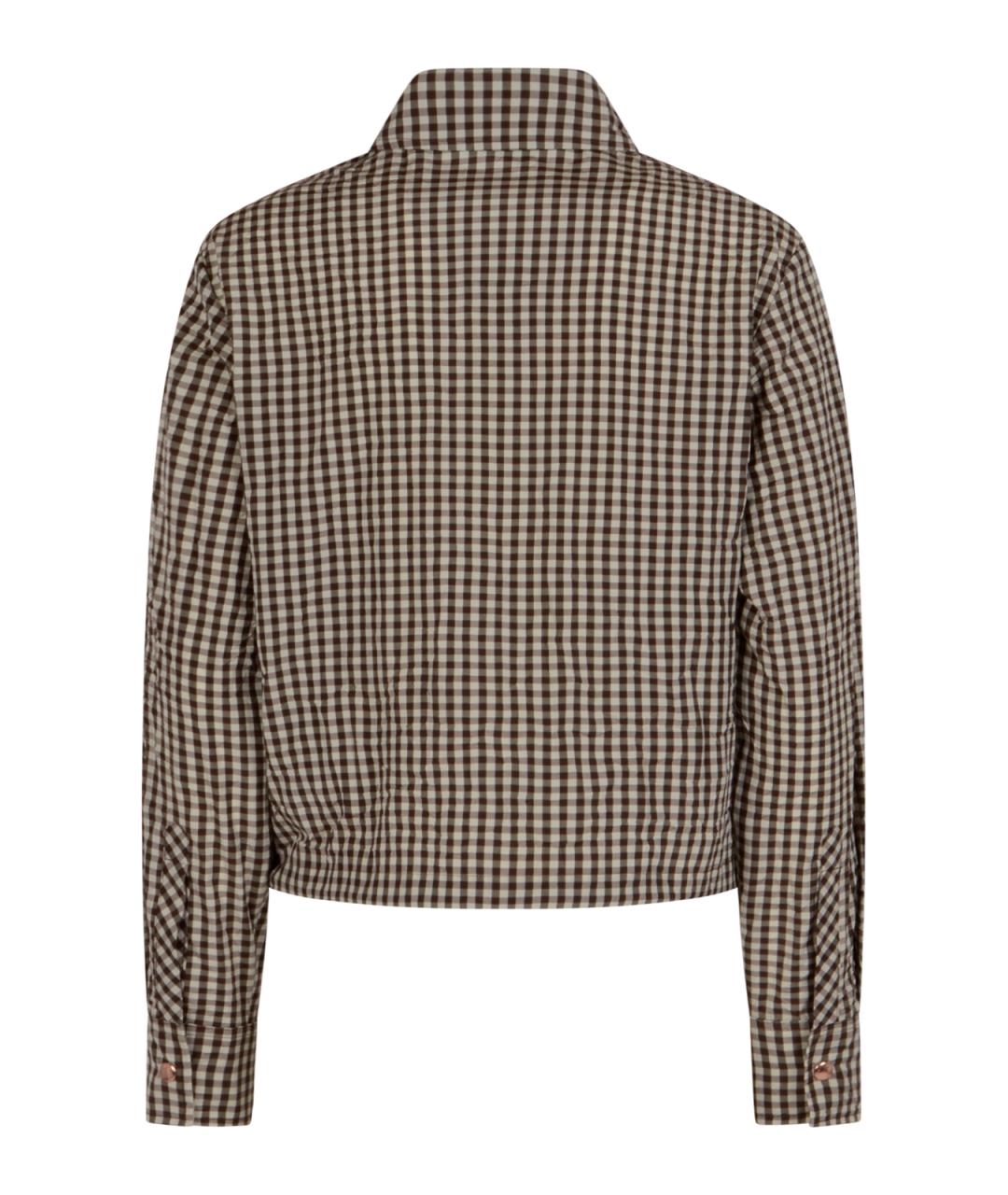 MONCLER Бежевая хлопковая рубашка, фото 2