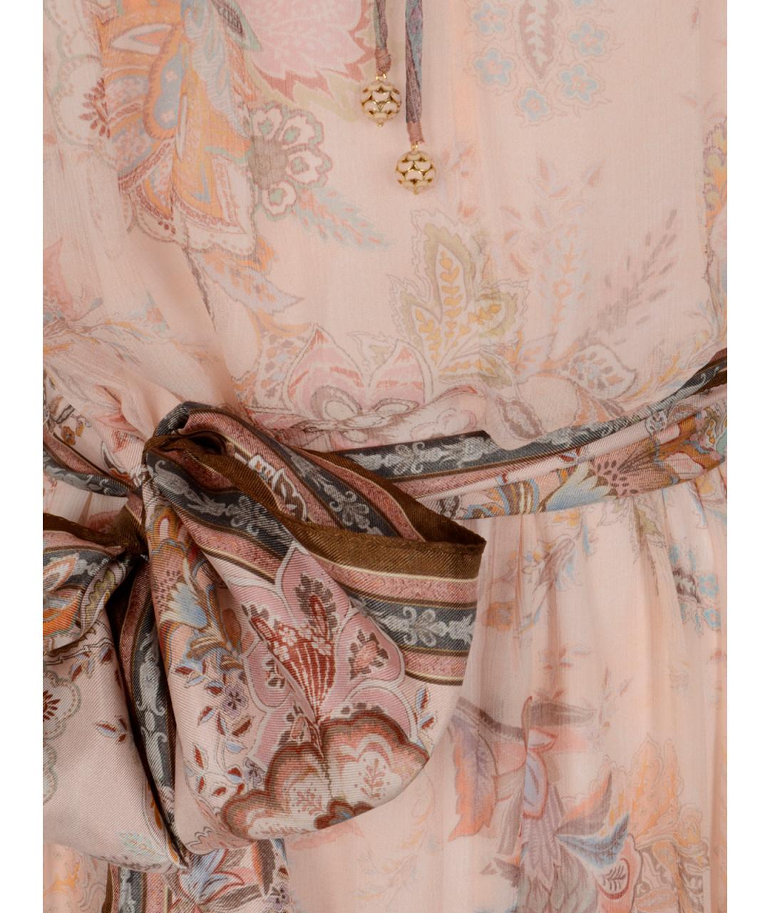 ZIMMERMANN Розовое вискозное повседневное платье, фото 3