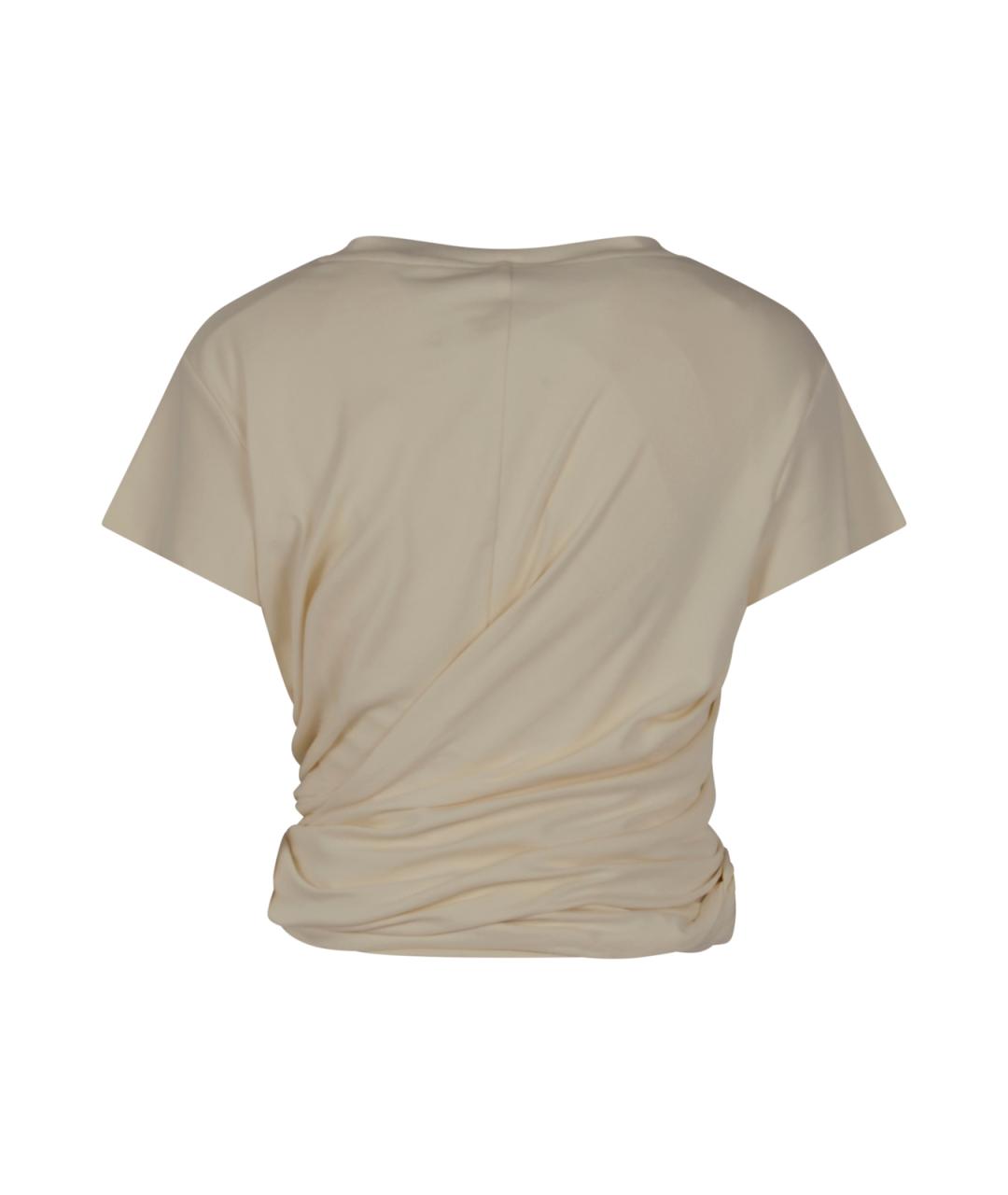 MAGDA BUTRYM Белая хлопковая футболка, фото 2