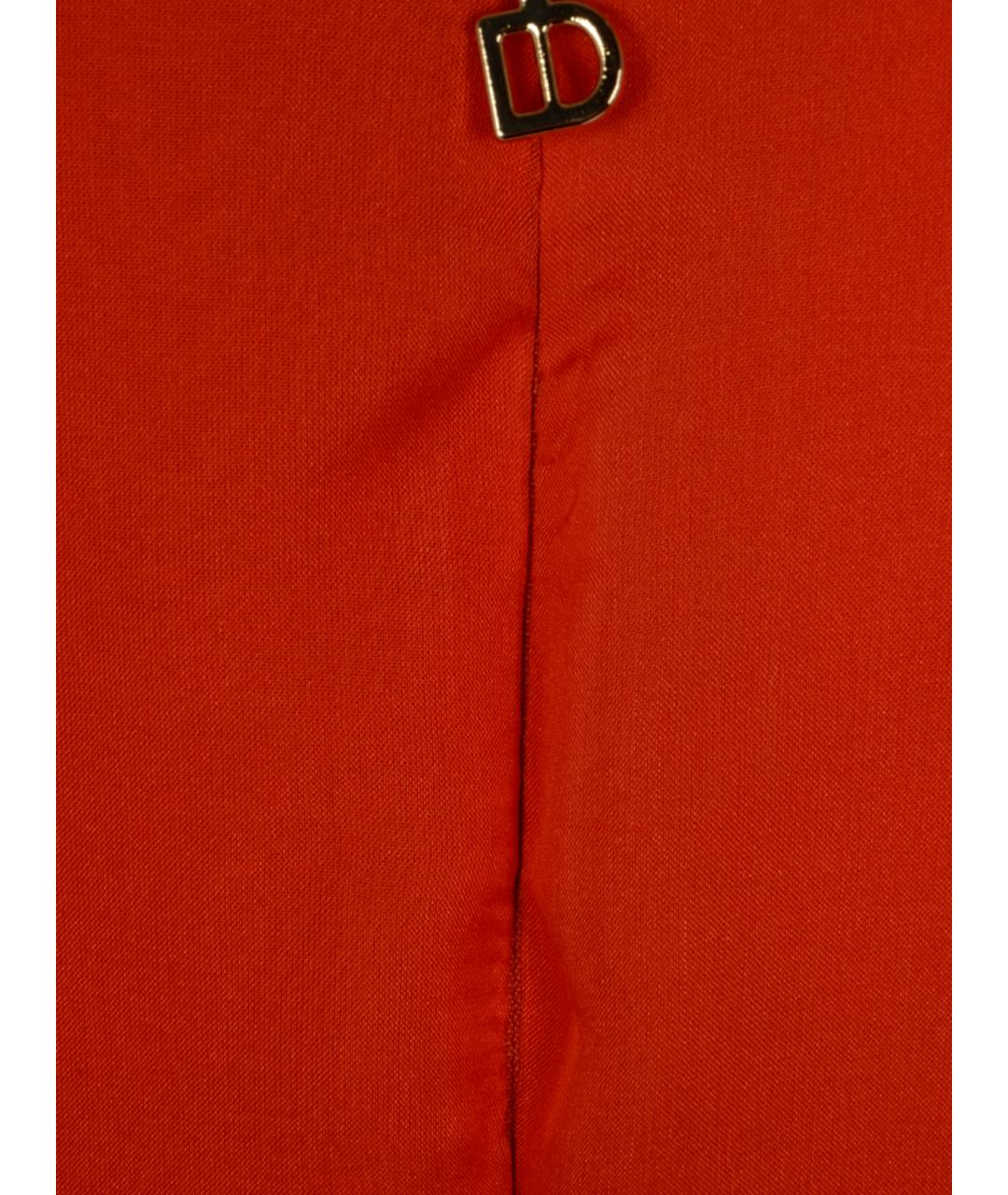 RAQUEL DINIZ Красное шелковое вечернее платье, фото 3