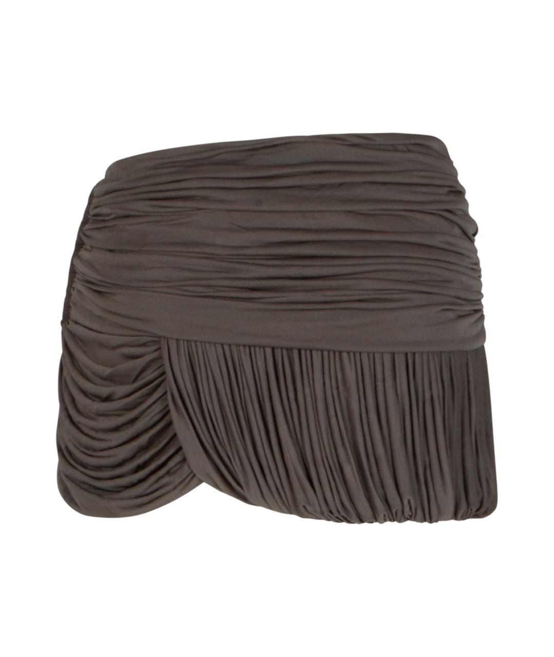 CHRISTOPHER ESBER Серая юбка мини, фото 2