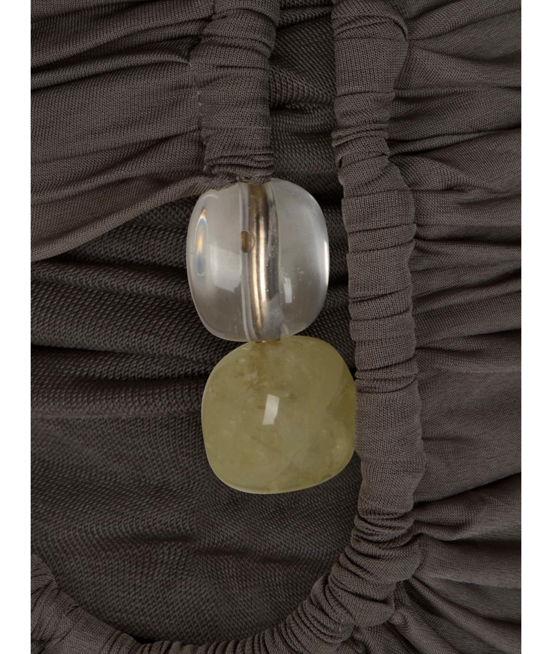 CHRISTOPHER ESBER Серая юбка мини, фото 3