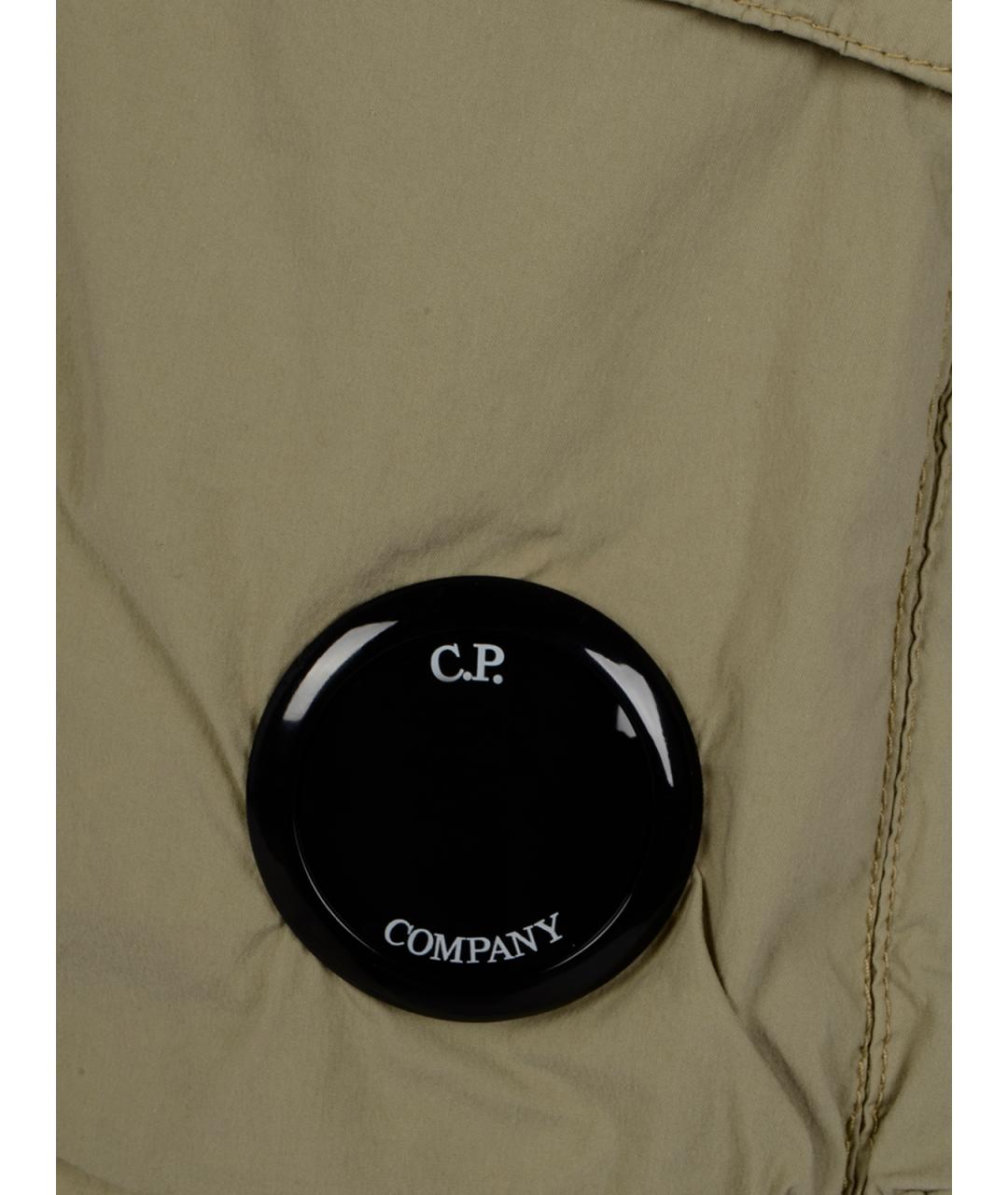 CP COMPANY Бежевые хлопковые шорты, фото 3