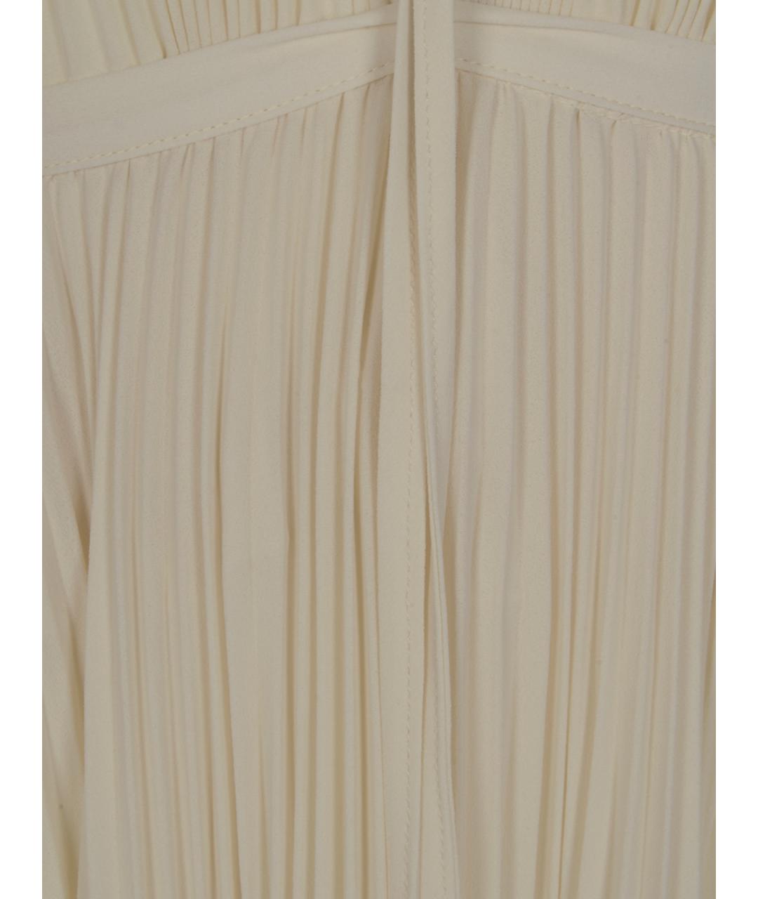 RAQUEL DINIZ Белое полиэстеровое вечернее платье, фото 3