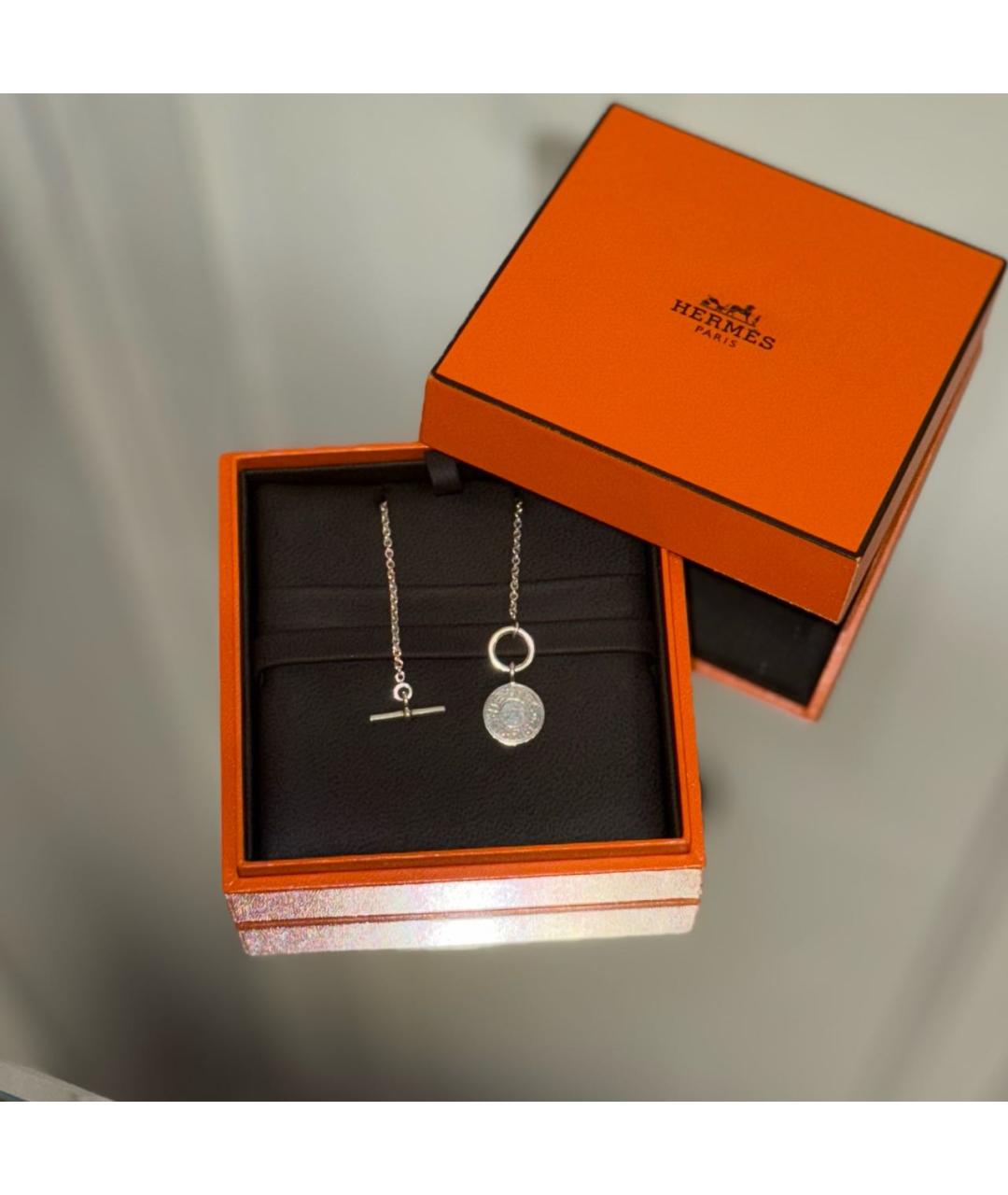HERMES Серебряная серебряная подвеска, фото 2