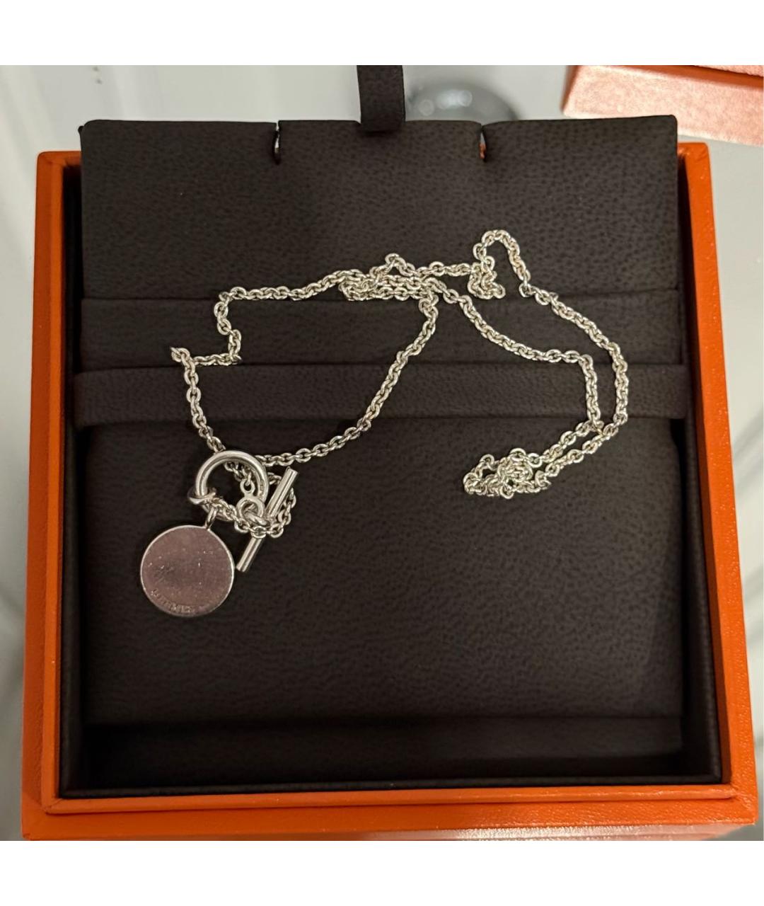 HERMES Серебряная серебряная подвеска, фото 4
