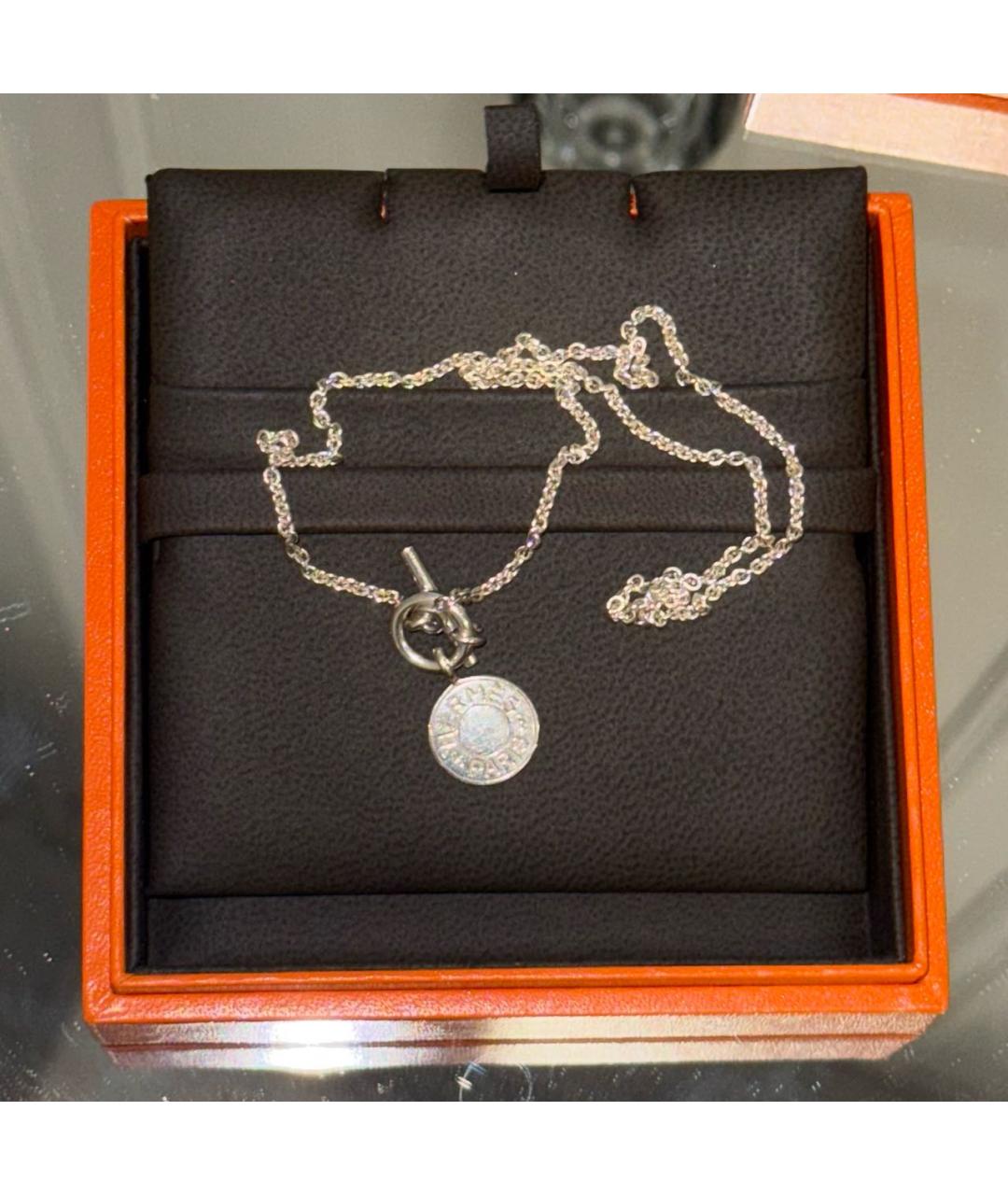 HERMES Серебряная серебряная подвеска, фото 5