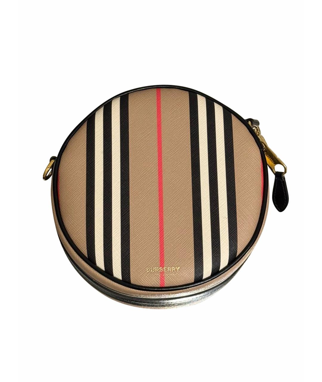 BURBERRY Коричневая кожаная сумка через плечо, фото 1