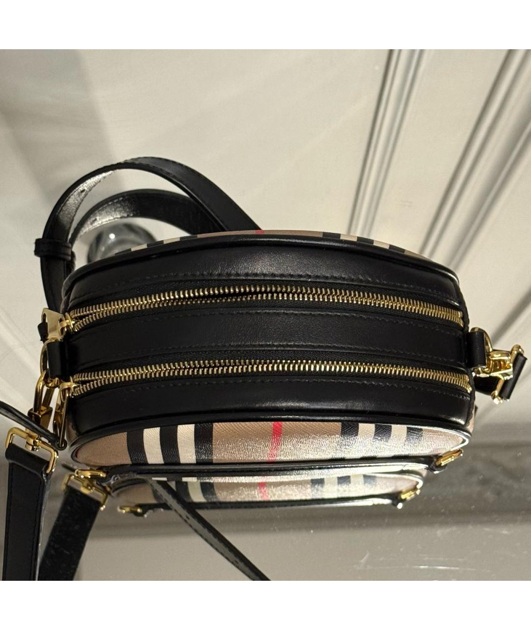 BURBERRY Коричневая кожаная сумка через плечо, фото 4