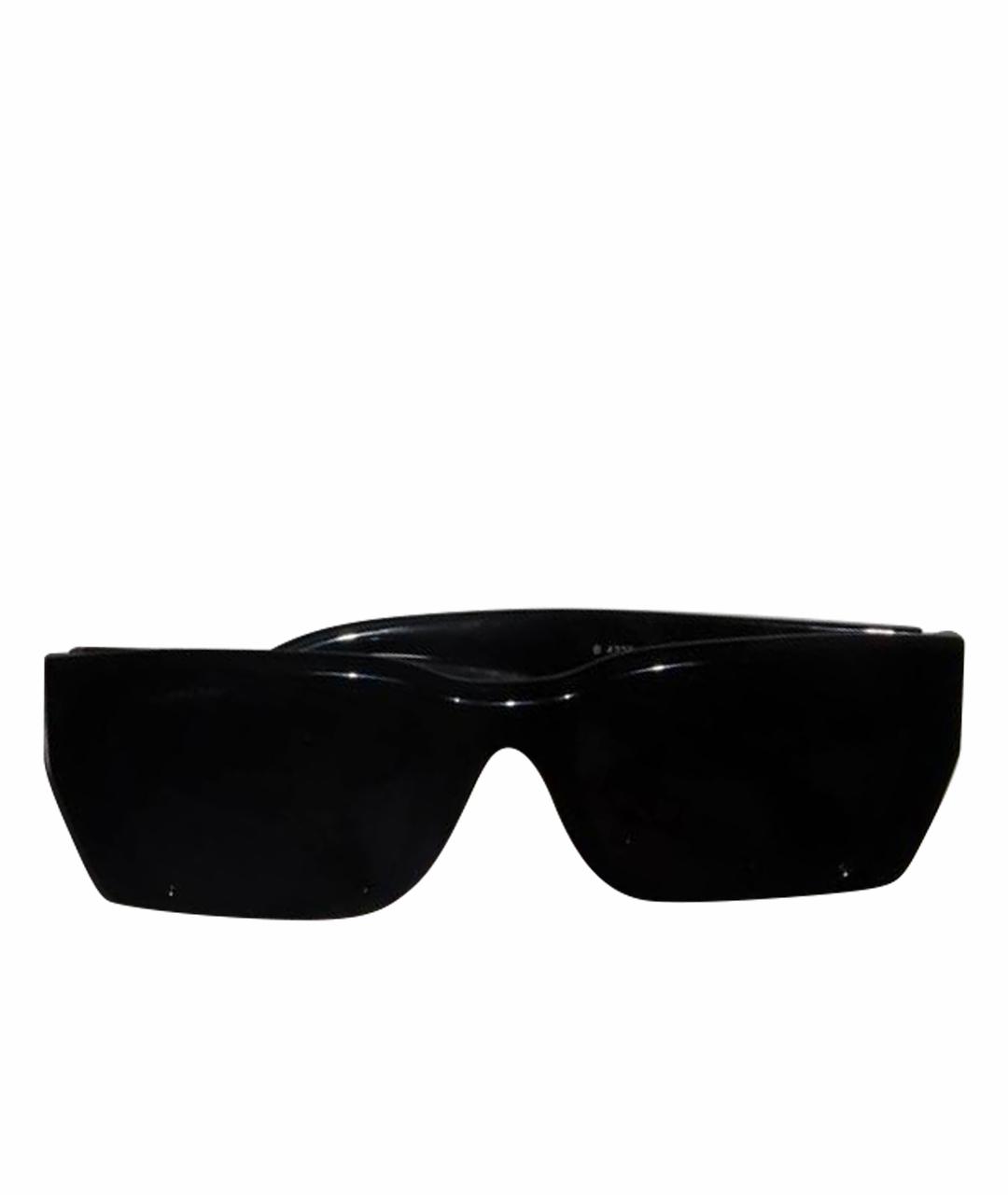 BURBERRY Черные пластиковые солнцезащитные очки, фото 1