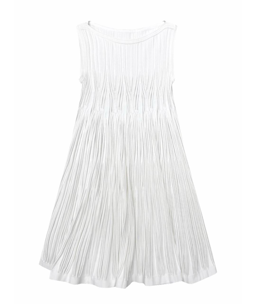 ALAIA Белое вискозное повседневное платье, фото 1