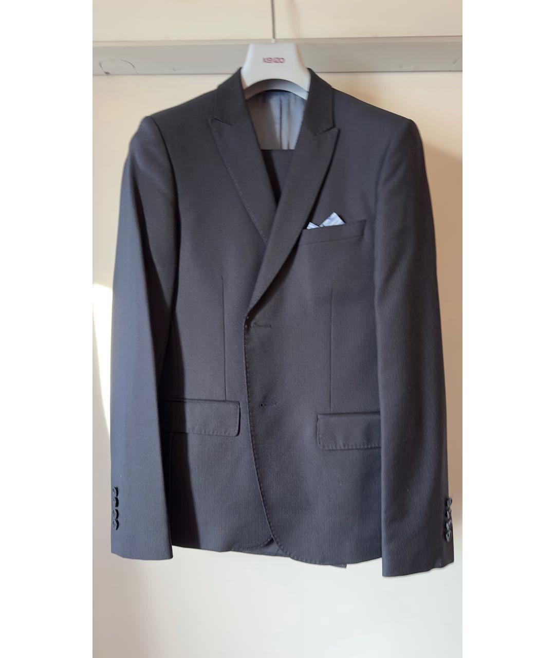 KENZO Черный классический костюм, фото 9