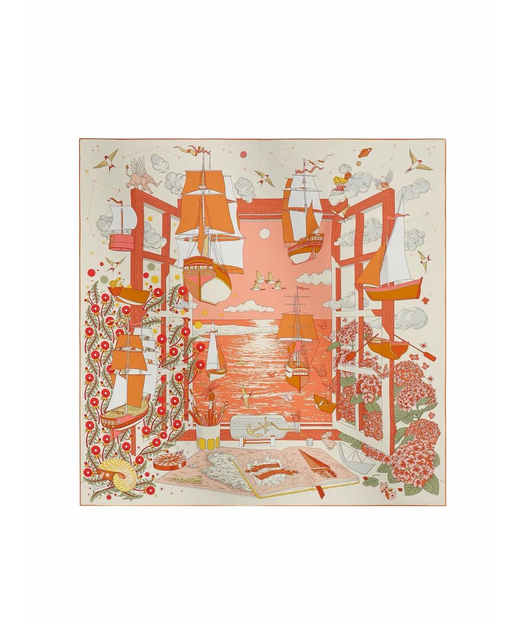 HERMES Мульти платок, фото 1