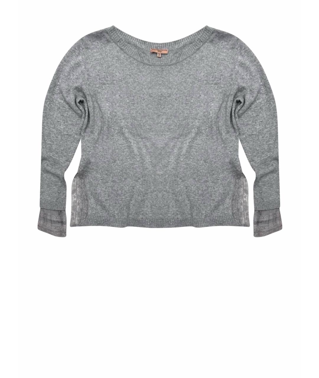 ERMANNO SCERVINO Антрацитовый вискозный джемпер / свитер, фото 1