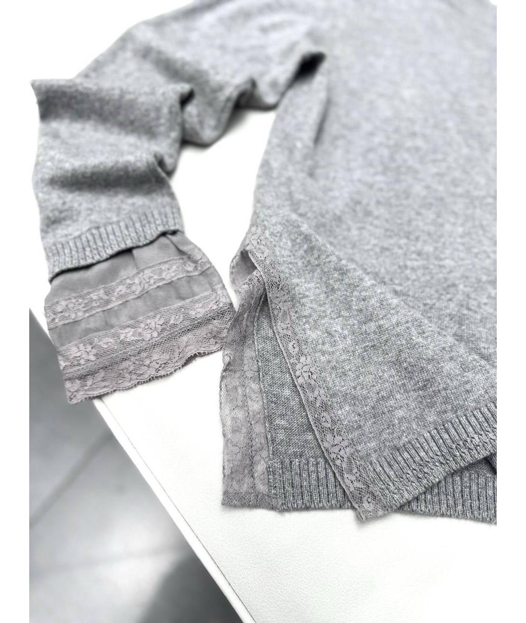 ERMANNO SCERVINO Антрацитовый вискозный джемпер / свитер, фото 6