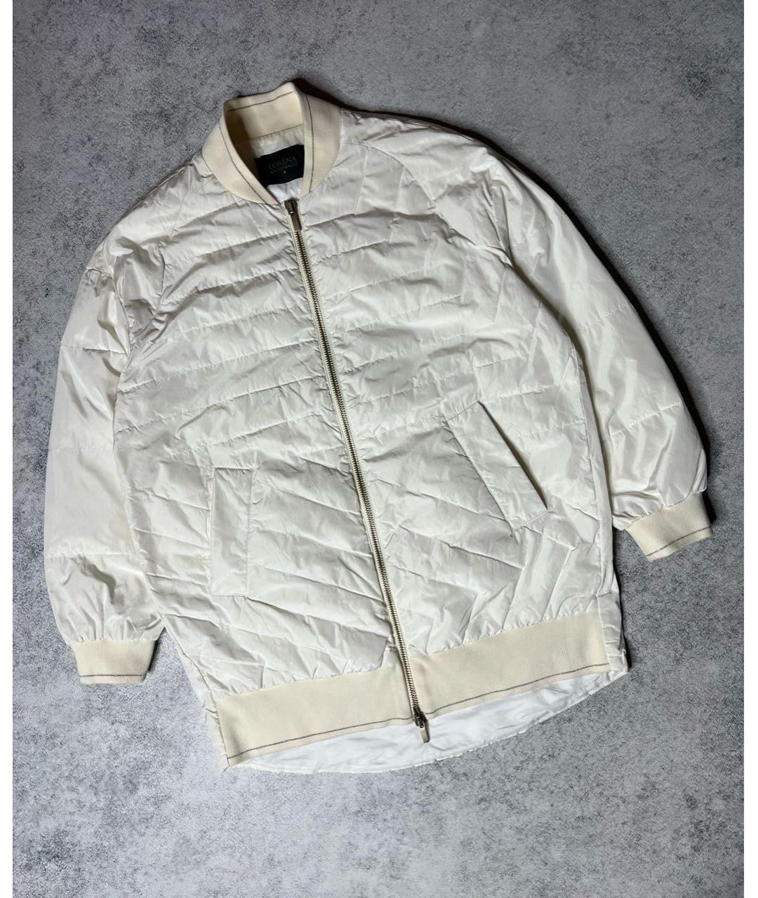 LORENA ANTONIAZZI Белая полиэстеровая куртка, фото 9