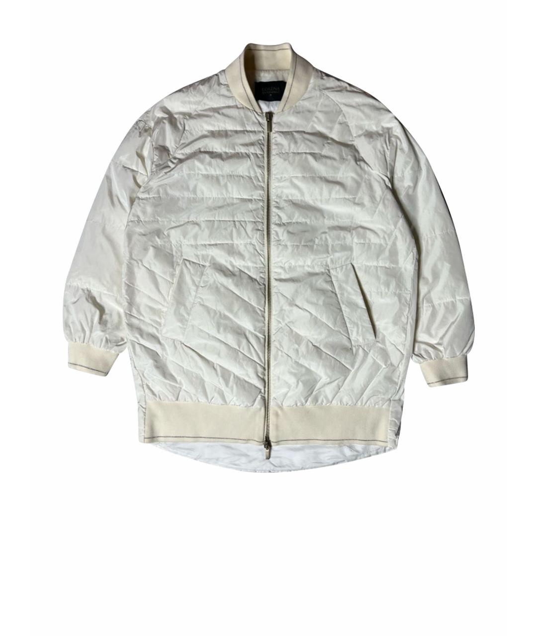 LORENA ANTONIAZZI Белая полиэстеровая куртка, фото 1