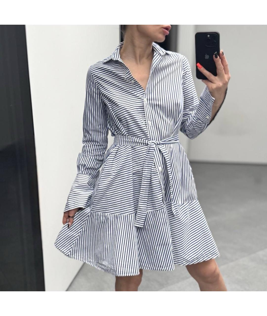 P.A.R.O.S.H. Мульти хлопковое повседневное платье, фото 5