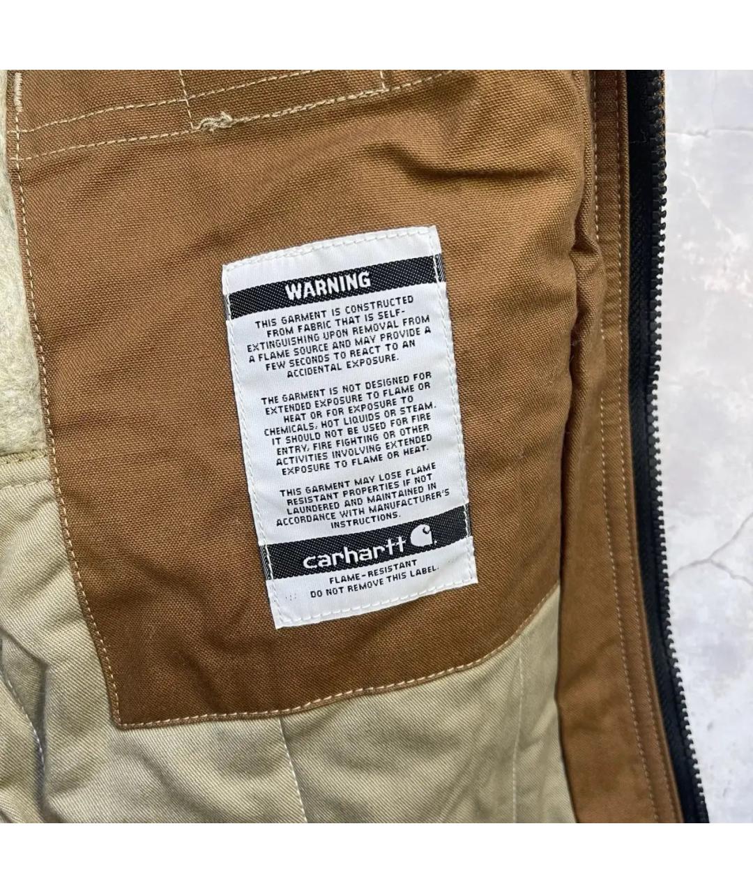 CARHARTT Горчичная хлопковая куртка, фото 4