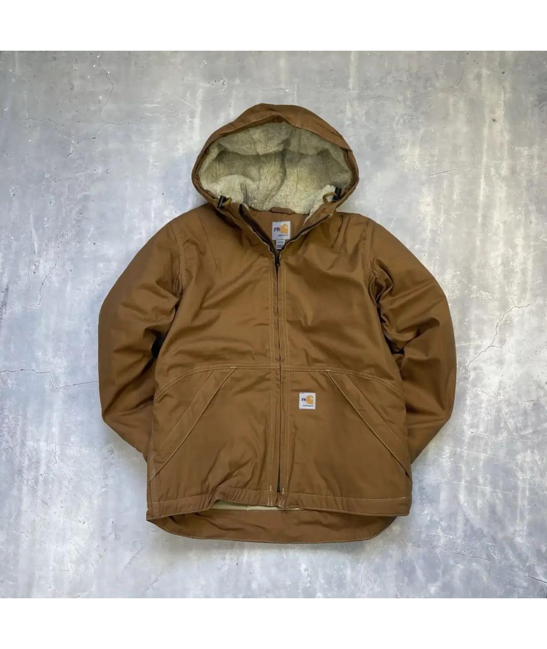 CARHARTT Горчичная хлопковая куртка, фото 8