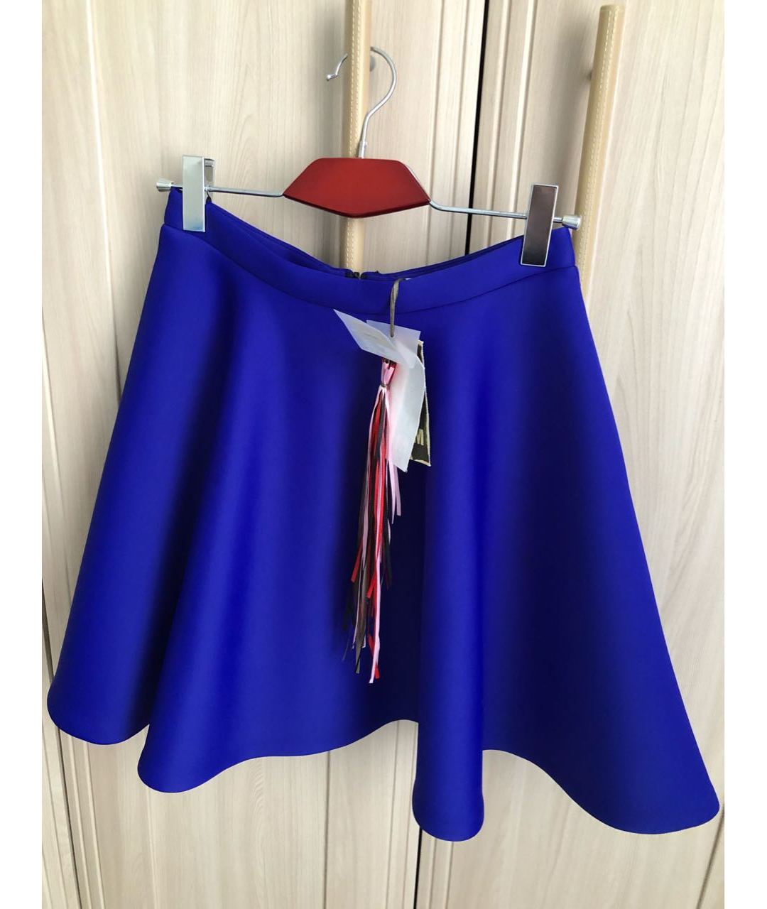 MSGM Синяя полиамидовая юбка миди, фото 2