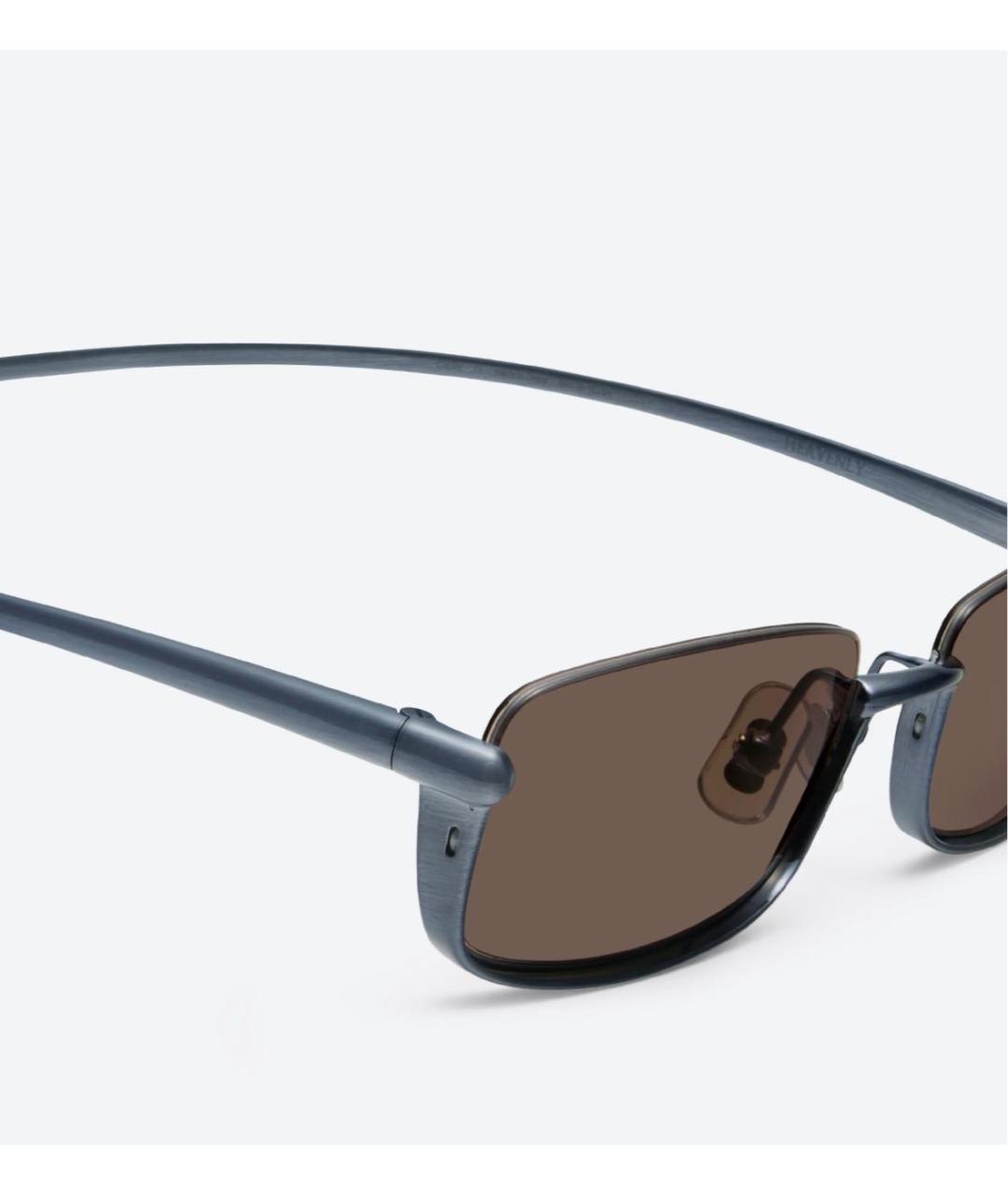 GENTLE MONSTER Коричневые металлические солнцезащитные очки, фото 2