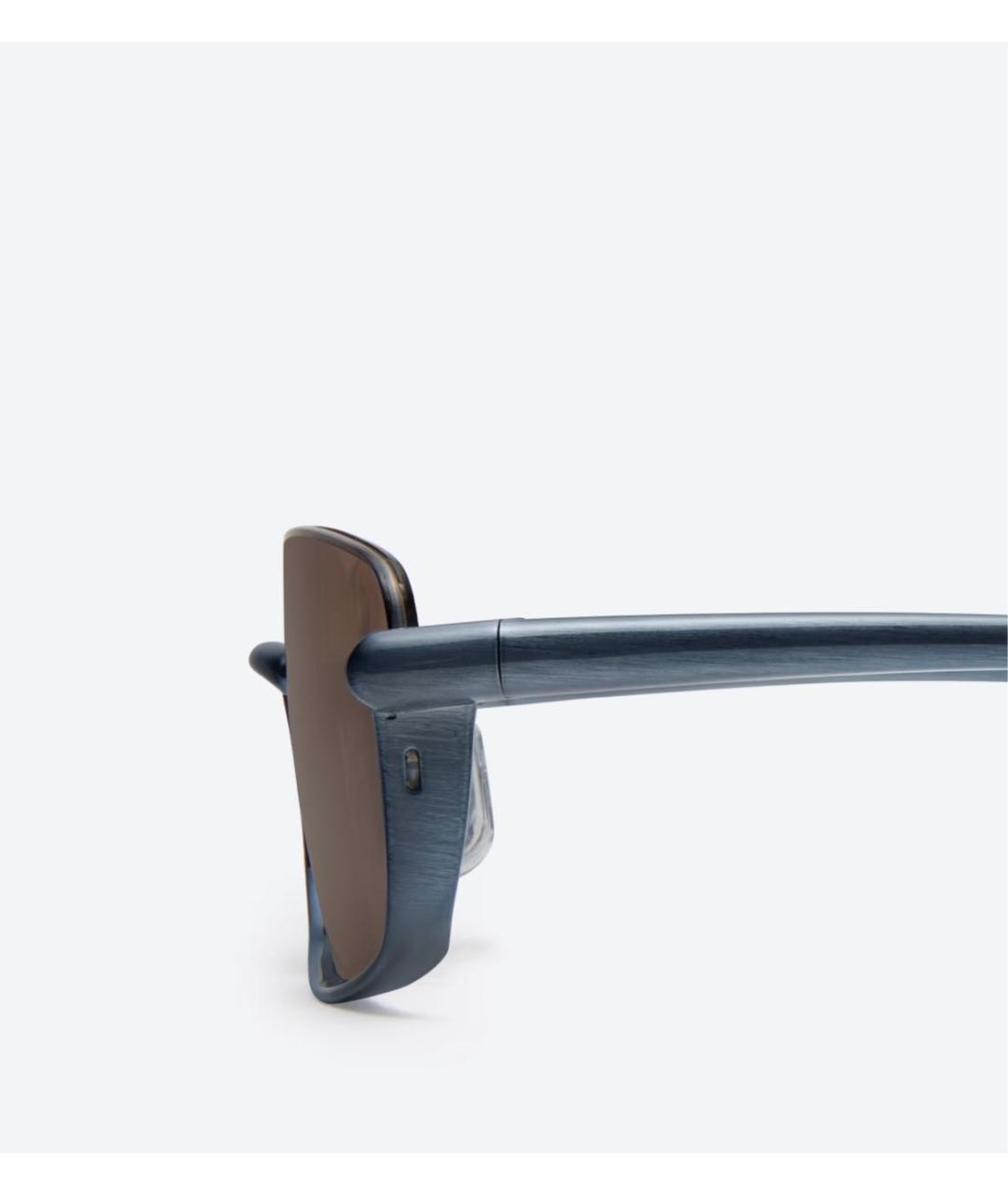 GENTLE MONSTER Коричневые металлические солнцезащитные очки, фото 3