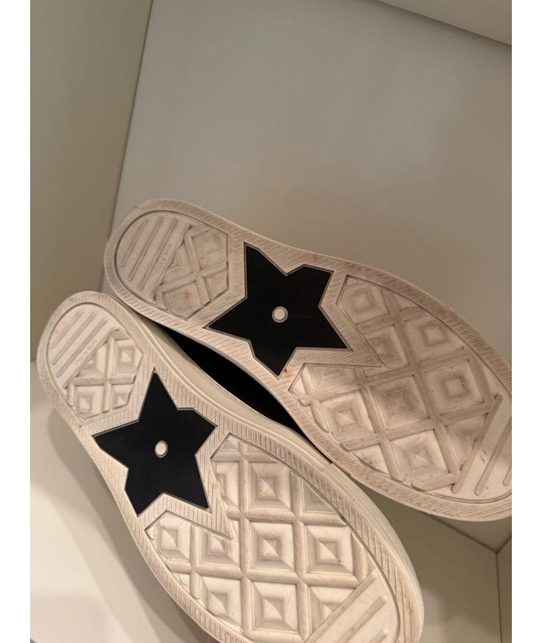 CHRISTIAN DIOR Темно-синие текстильные кеды, фото 6