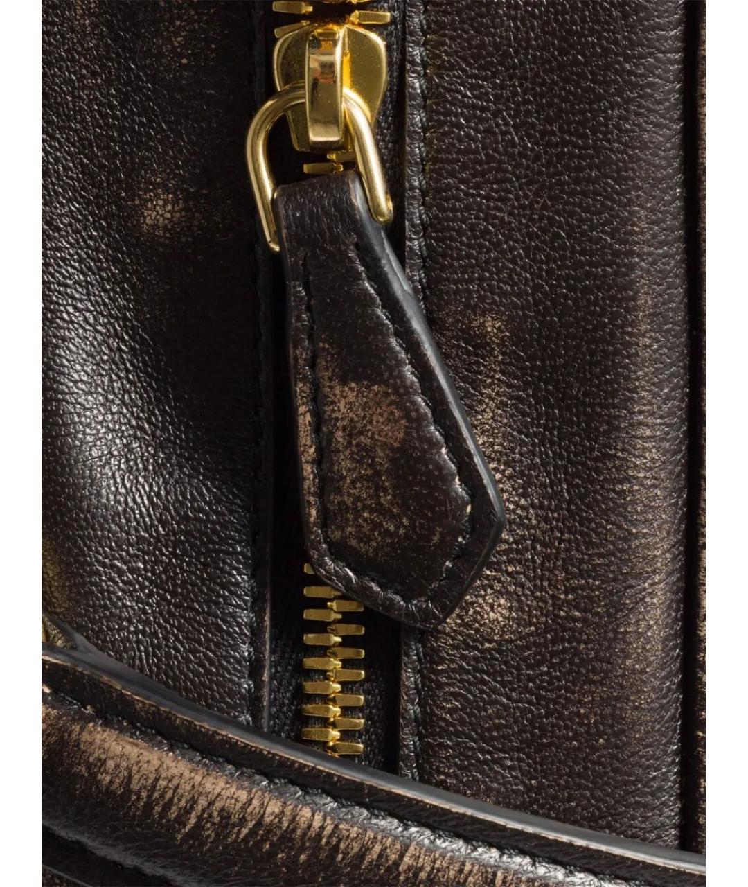 MIU MIU Коричневая кожаная сумка через плечо, фото 5