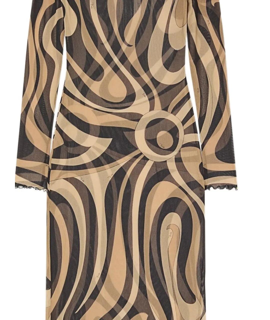 PUCCI Мульти полиамидовое платье, фото 2