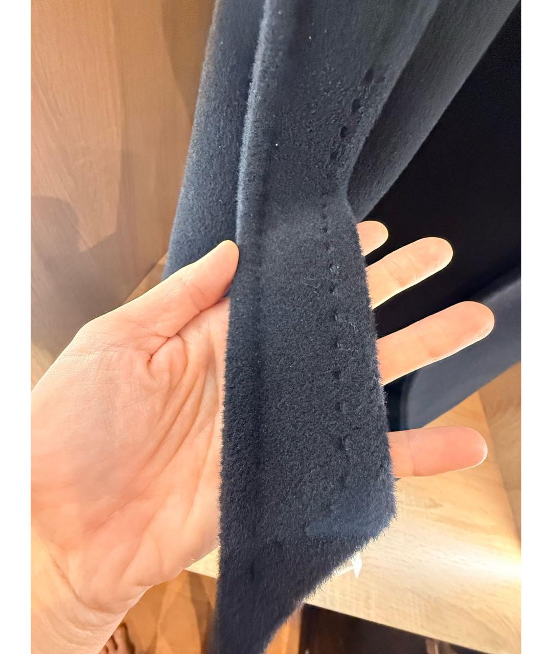 MAX MARA STUDIO Черное шерстяное пальто, фото 7