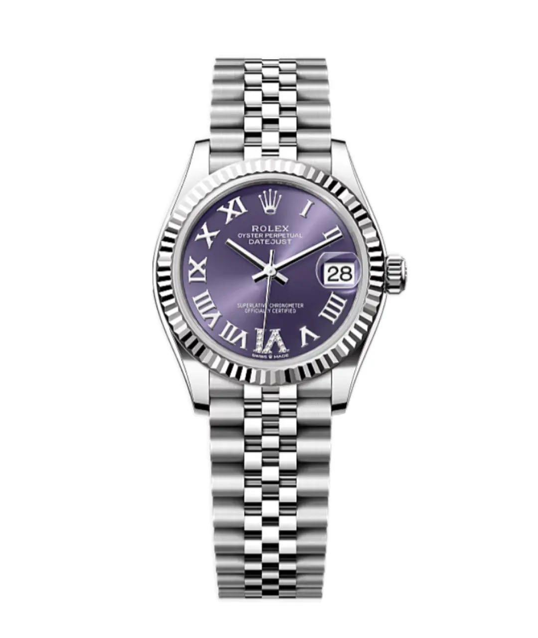 ROLEX Серебряные часы из белого золота, фото 7