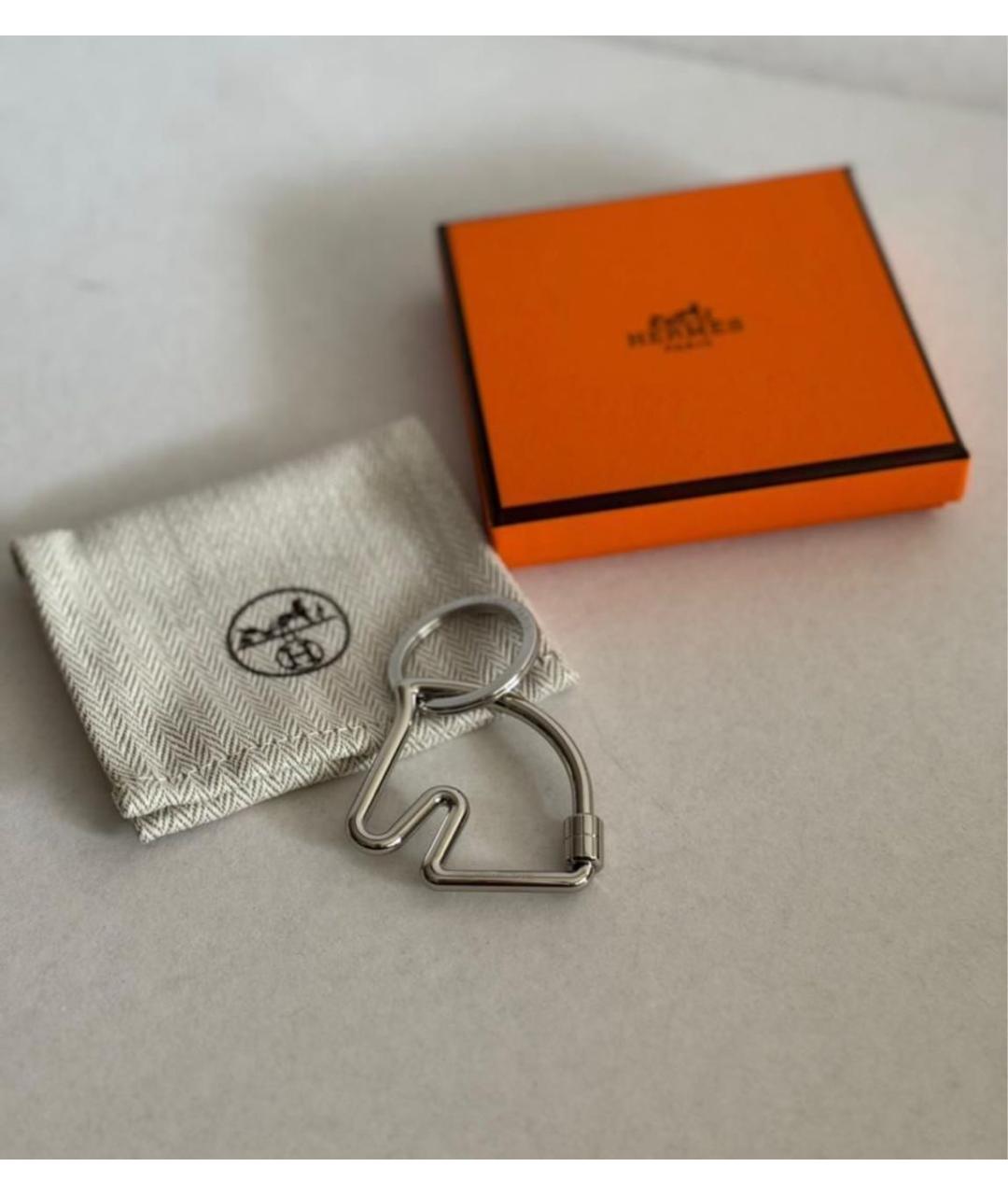 HERMES Серебрянный брелок, фото 5