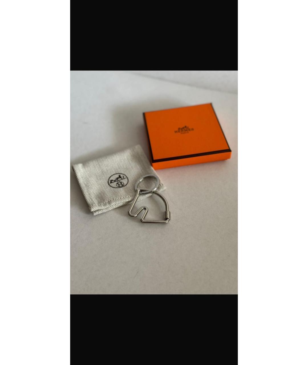 HERMES Серебрянный брелок, фото 6