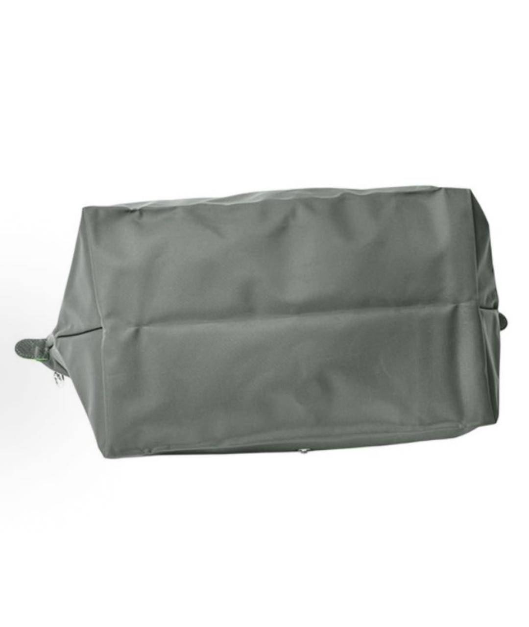 LONGCHAMP Серая тканевая сумка тоут, фото 4