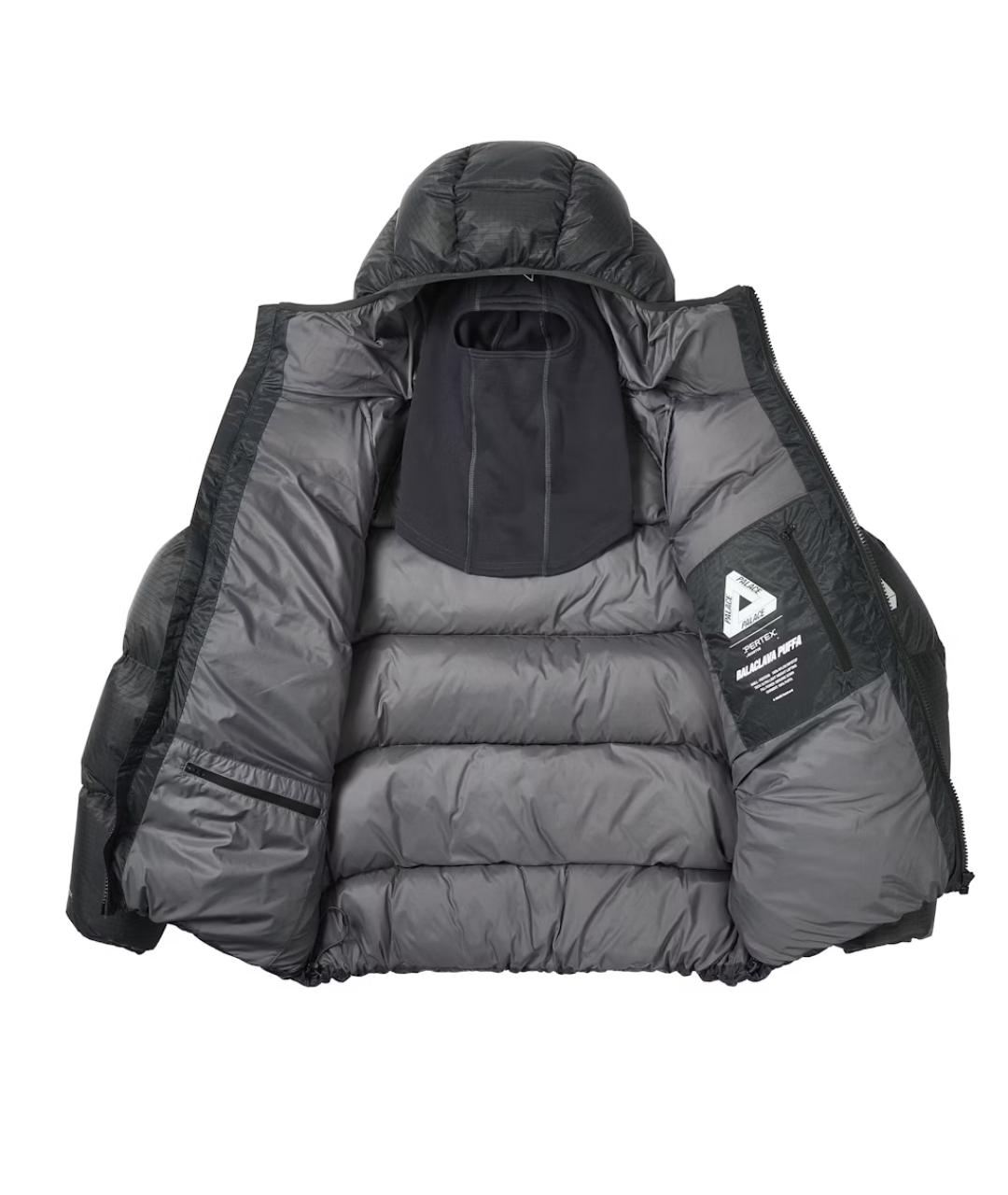 PALACE Черный пуховик, фото 4