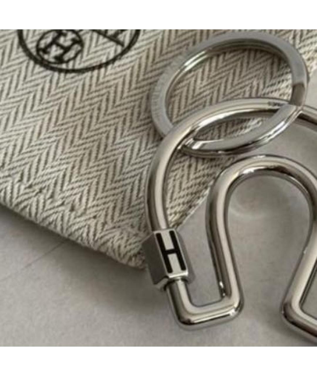 HERMES Серебрянный брелок, фото 2