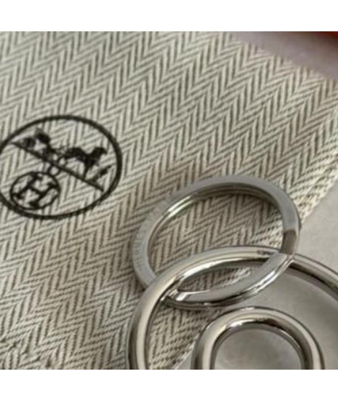 HERMES Серебрянный брелок, фото 4