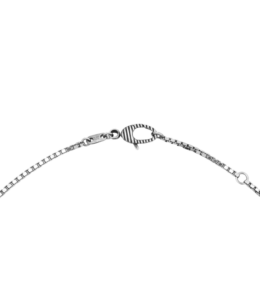 GUCCI Серебряное серебряное колье, фото 4