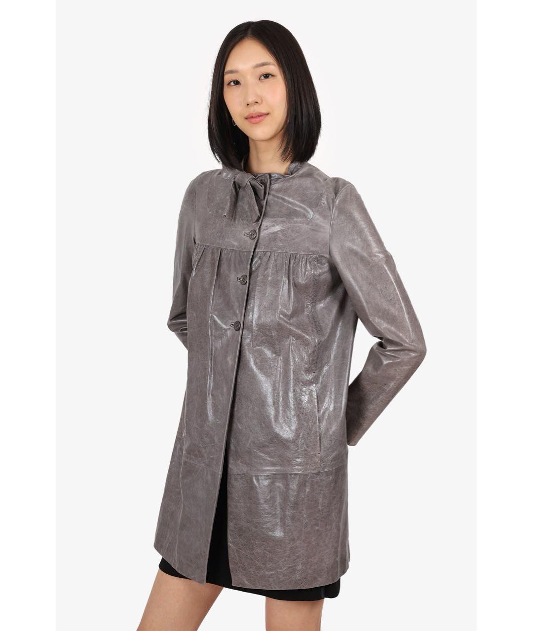 MIU MIU Кожаный тренч/плащ, фото 7