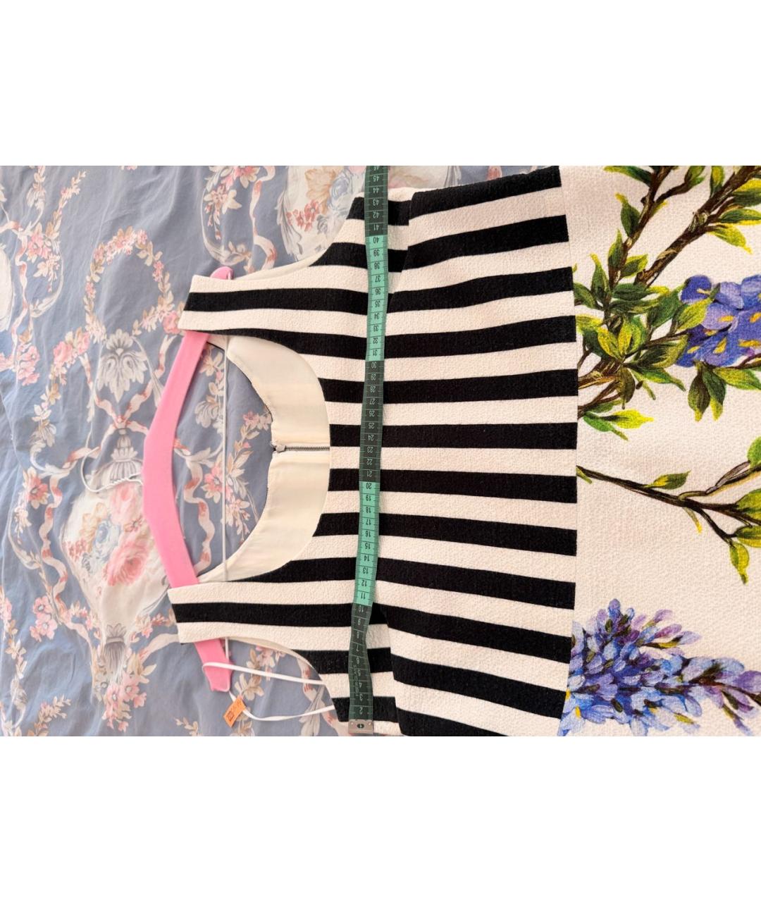 DOLCE&GABBANA Мульти хлопко-эластановое коктейльное платье, фото 4