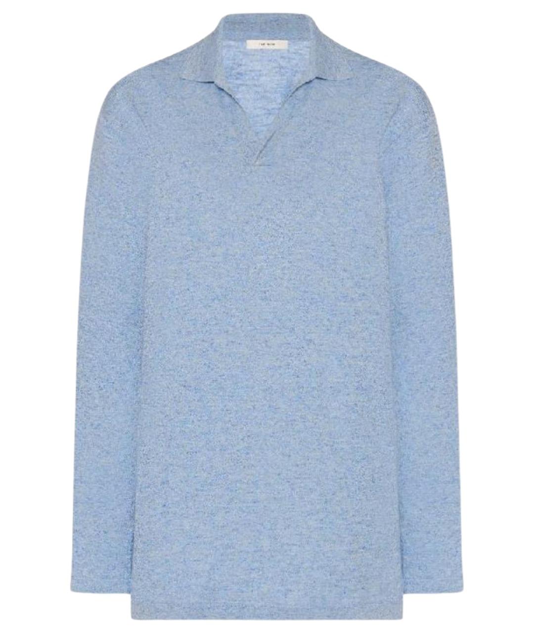 THE ROW Голубой хлопковый джемпер / свитер, фото 1