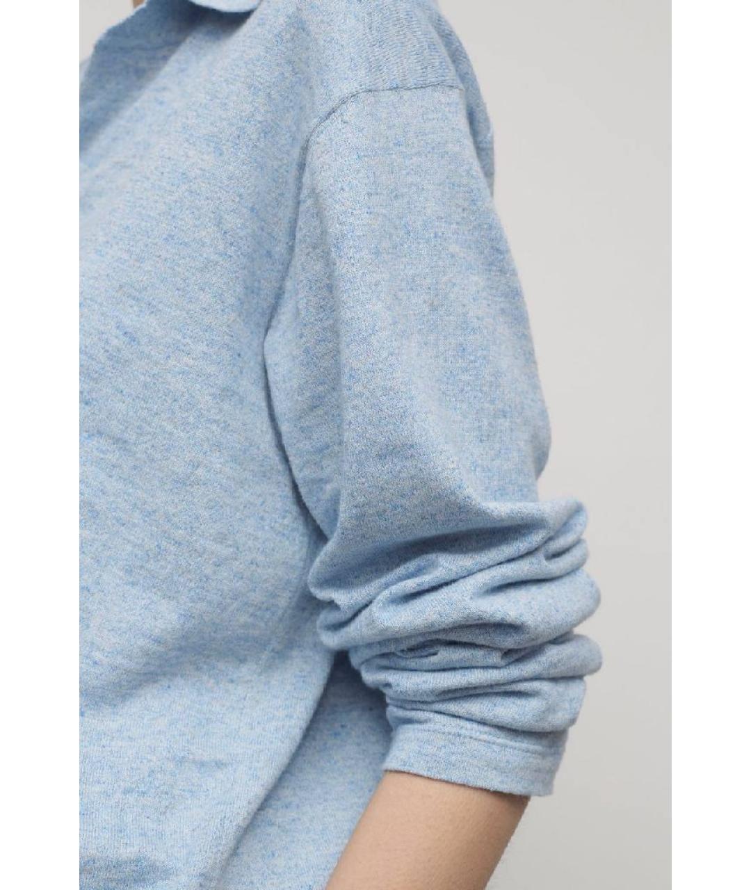 THE ROW Голубой хлопковый джемпер / свитер, фото 5