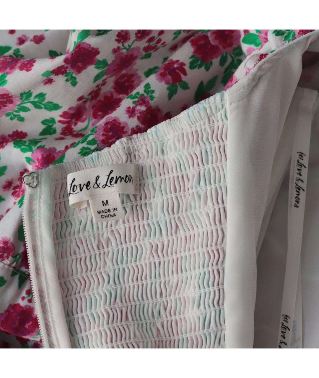 FOR LOVE AND LEMONS Хлопко-эластановое повседневное платье, фото 4